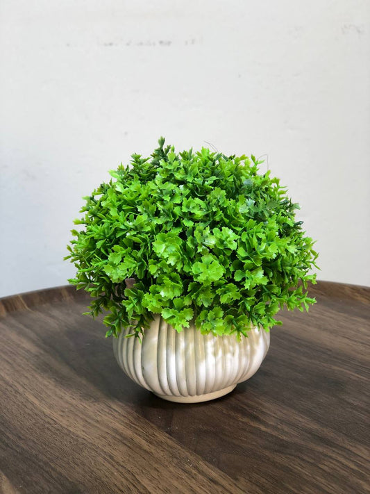 ATH – Miniature Artificial Bonsai Tree, Plastic Pot, Office Desk Greenery Decoration 204