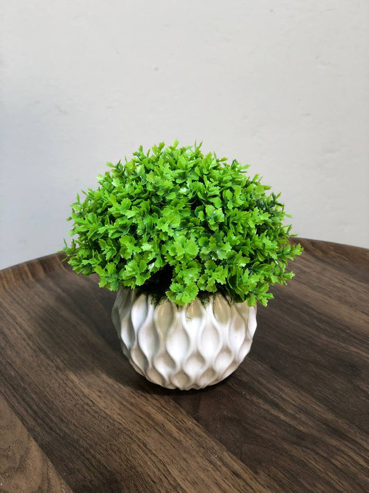 ATH – Miniature Artificial Bonsai Tree, Plastic Pot, Office Desk Greenery Decoration 208