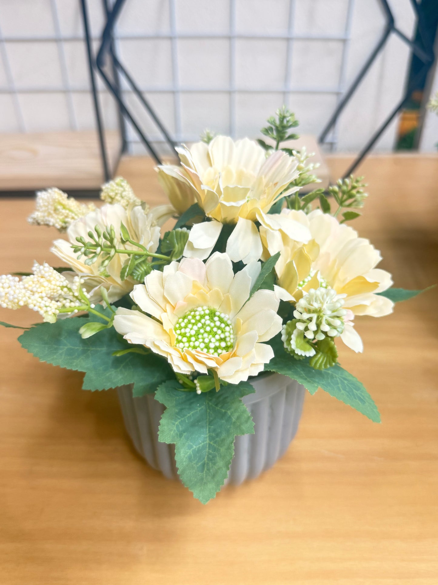 5 Artificial Plants Combo (3 Flower + 2 Green) | Best Home & Office Décor Deal – Only 1100 TK
