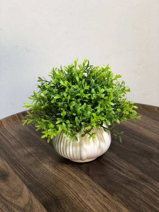 ATH – Miniature Artificial Bonsai Tree, Plastic Pot, Office Desk Greenery Decoration 202