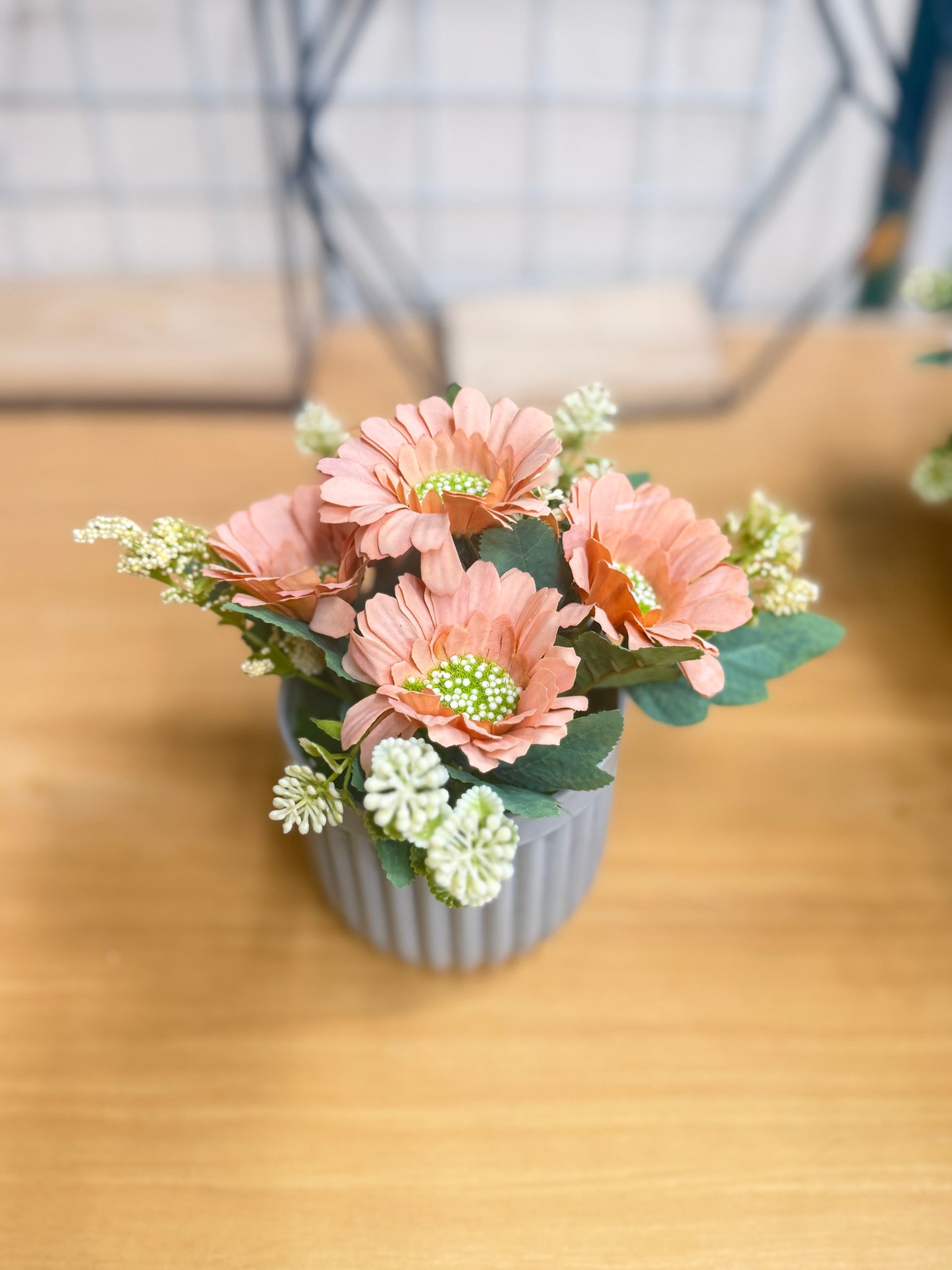 5 Artificial Plants Combo (3 Flower + 2 Green) | Best Home & Office Décor Deal – Only 1100 TK