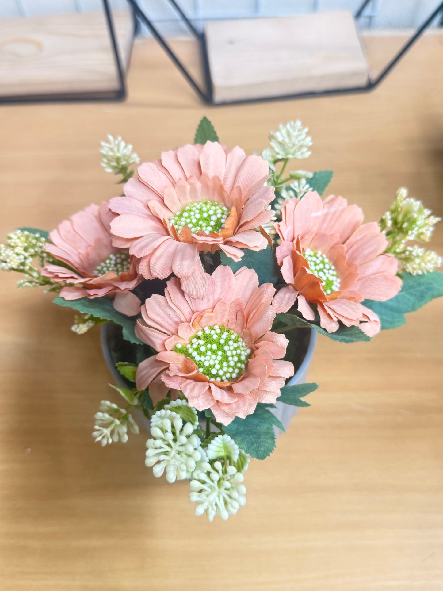 5 Artificial Plants Combo (3 Flower + 2 Green) | Best Home & Office Décor Deal – Only 1100 TK