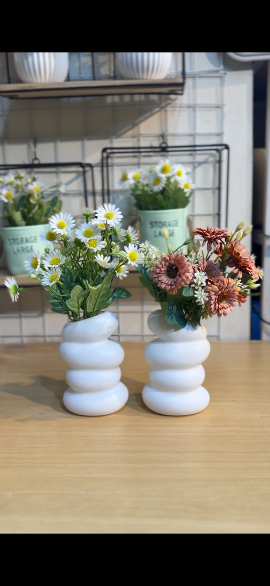 2 Flower + 2 Vases Combo - only 680 TK