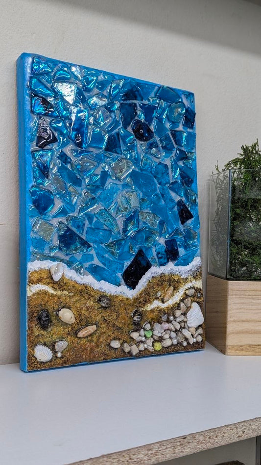 Handmade Ocean Resin Wall Art