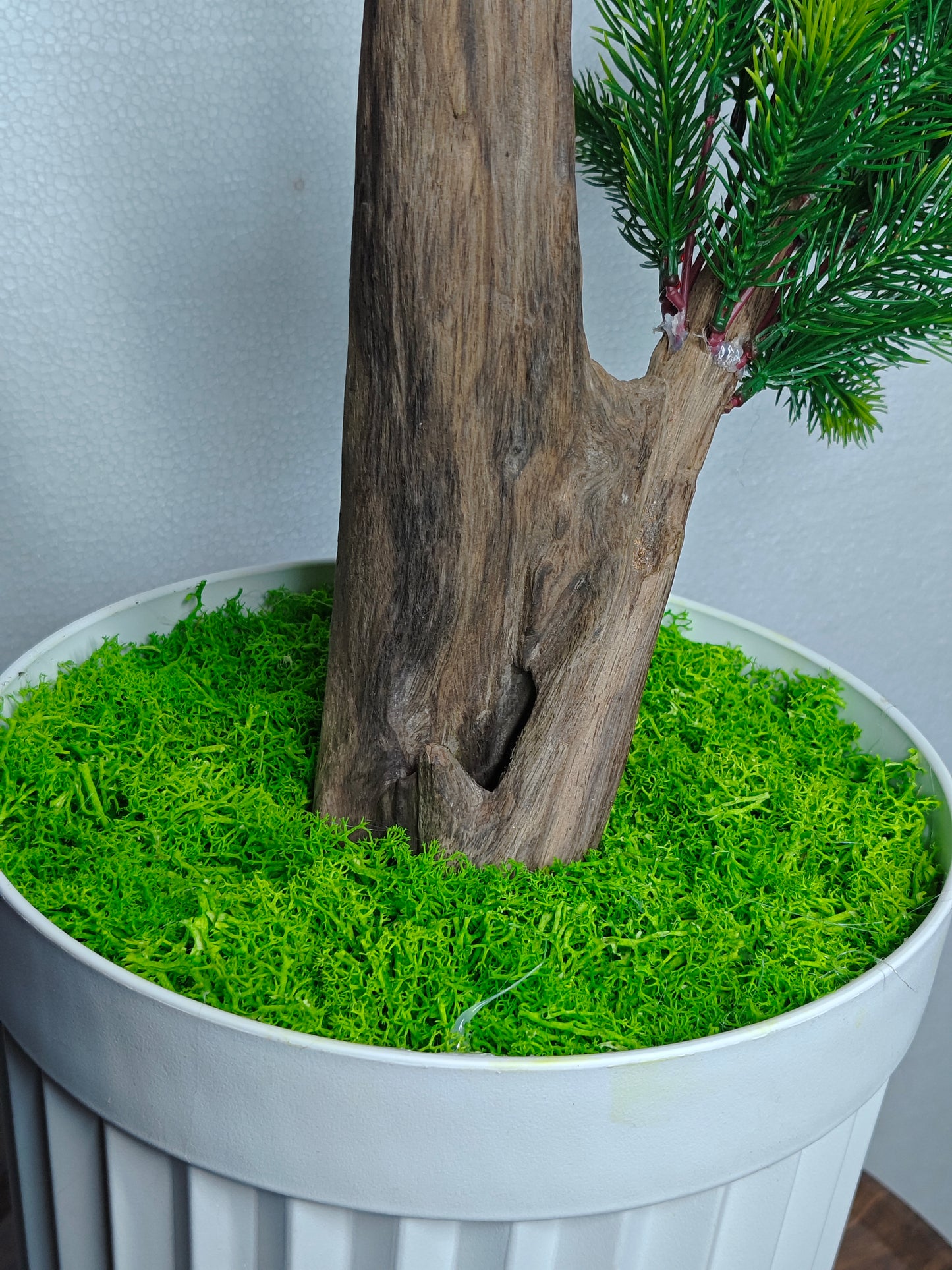 Eden Rise – Premium Faux Plant in White Designer Pot