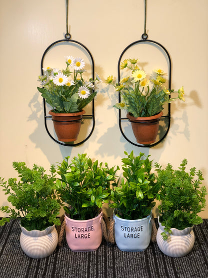 6-Piece Artificial Plant Pot Combo Set | Home & Office Decoration – Ahmad Tree House