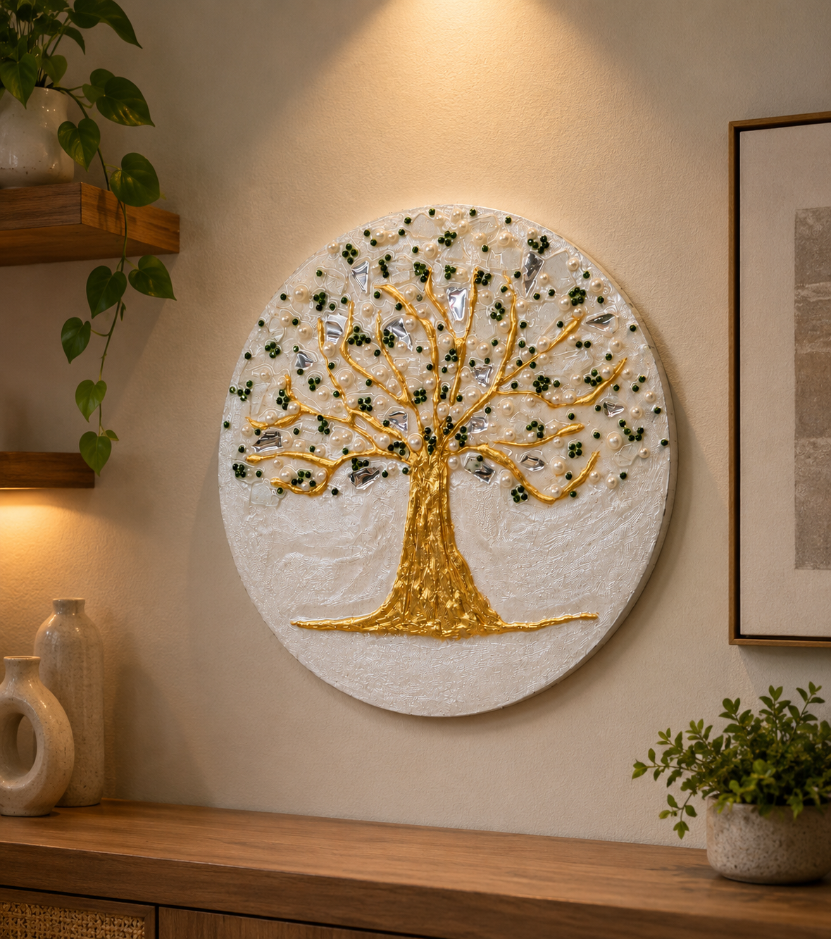 Handmade Ocean Resin Wall Art | Luxury Beach Canvas Decor