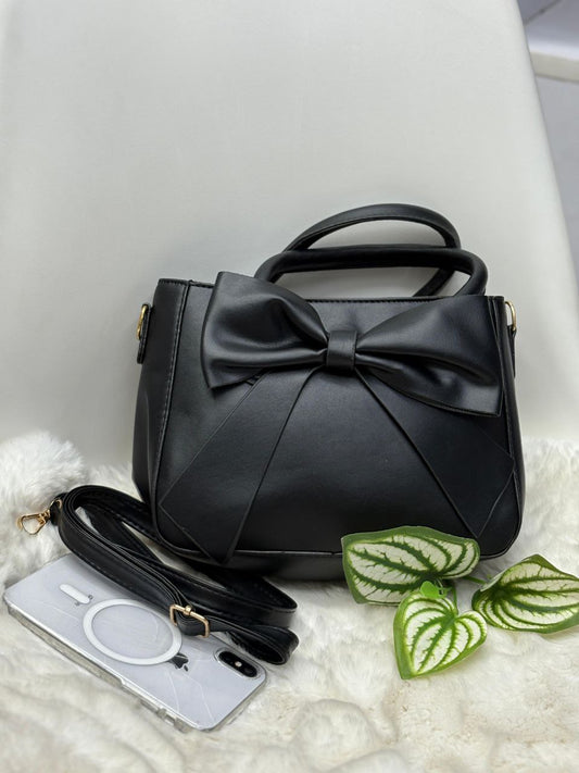 Attire Bow Leather Handbags