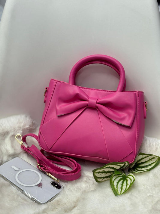 Attire Bow Leather Handbags