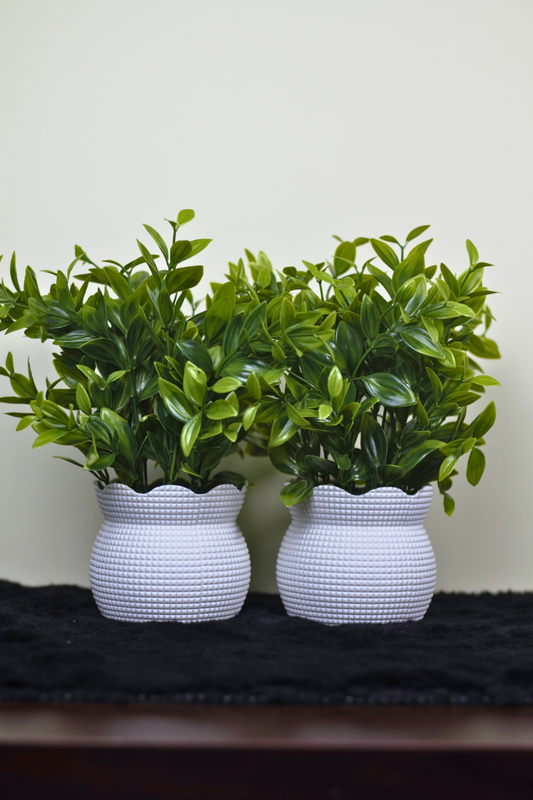 2-Piece Artificial Plant Pot Combo Set | Home & Office Decoration – Ahmad Tree House