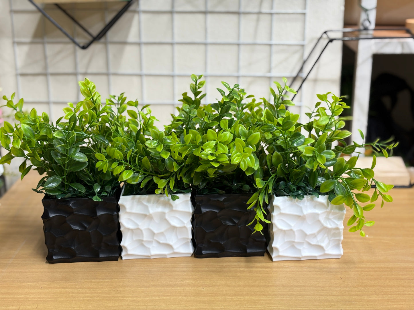 4pcs Green Artificial Plants Combo | Refresh Your Space – Only 950 TK