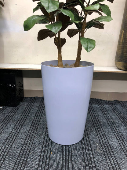 Tall Artificial Floor Plant with Modern Grey Planter | Special Price Living Room Decor