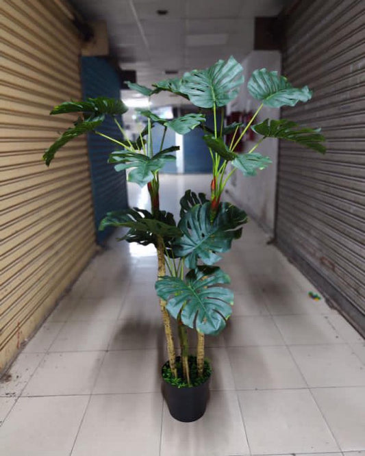 Artificial Split-Leaf Monstera Deliciosa Floor Plant