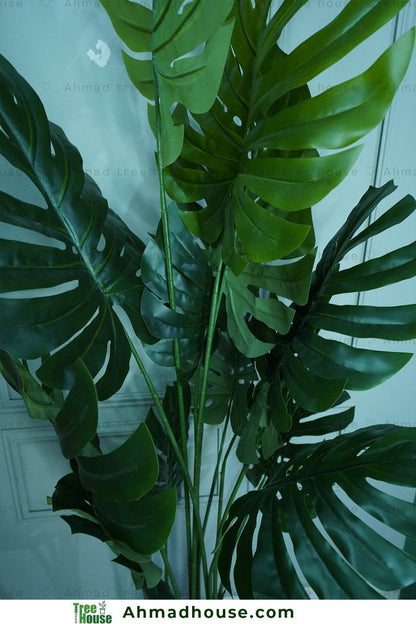 Premium 6ft Artificial Monstera Plant – Large Lush Leaves
