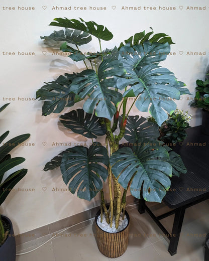 Artificial Split-Leaf Monstera Deliciosa Floor Plant