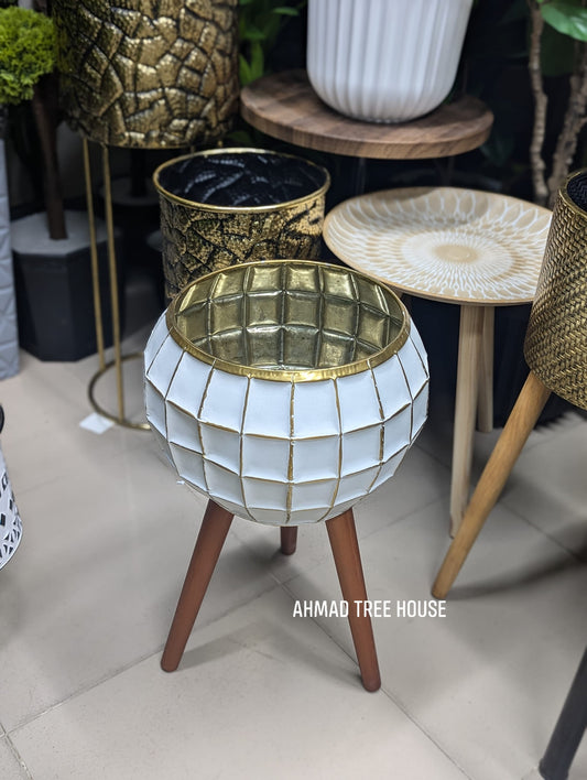 ATH012 - Home Decor Flower Pot Holder – Metal Plant Stand