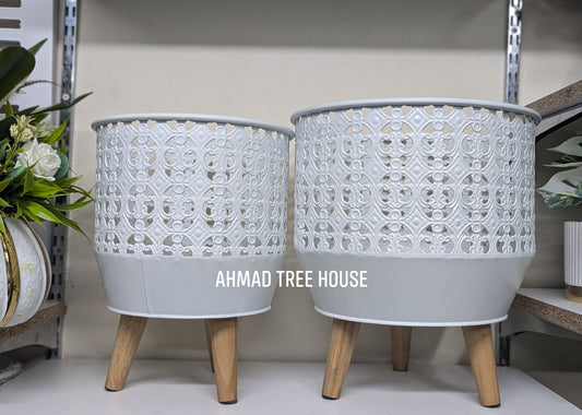 ATH009 - Home Decor Flower Pot Holder – Metal Plant Stand