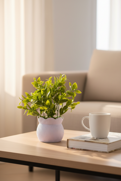 4-Piece Artificial Plant Pot Combo Set | Office & Showroom Decor