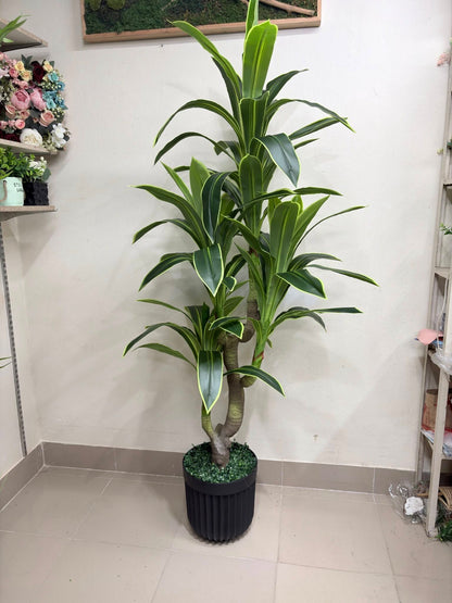 Artificial Spider Plant (4 Heads) – Fresh Green Decor