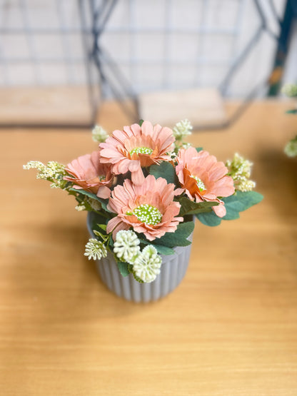 5 Artificial Plants Combo (3 Flower + 2 Green) | Best Home & Office Décor Deal – Only 1100 TK