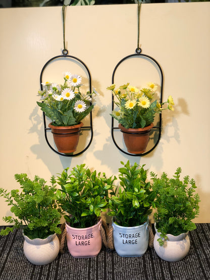 6-Piece Artificial Plant Pot Combo Set | Home & Office Decoration – Ahmad Tree House