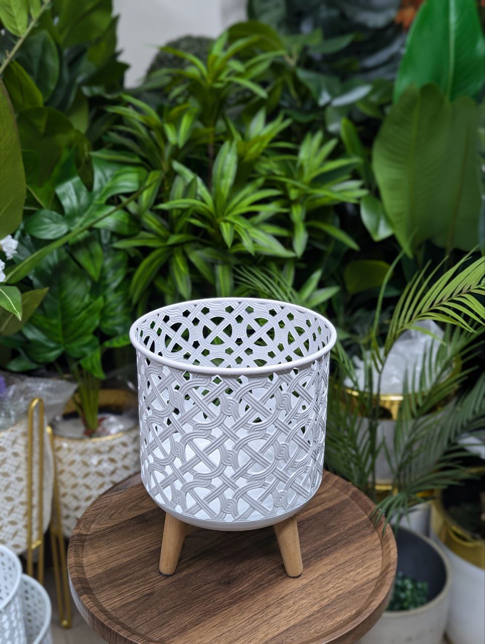 ATH008 - Home Decor Flower Pot Holder – Metal Plant Stand