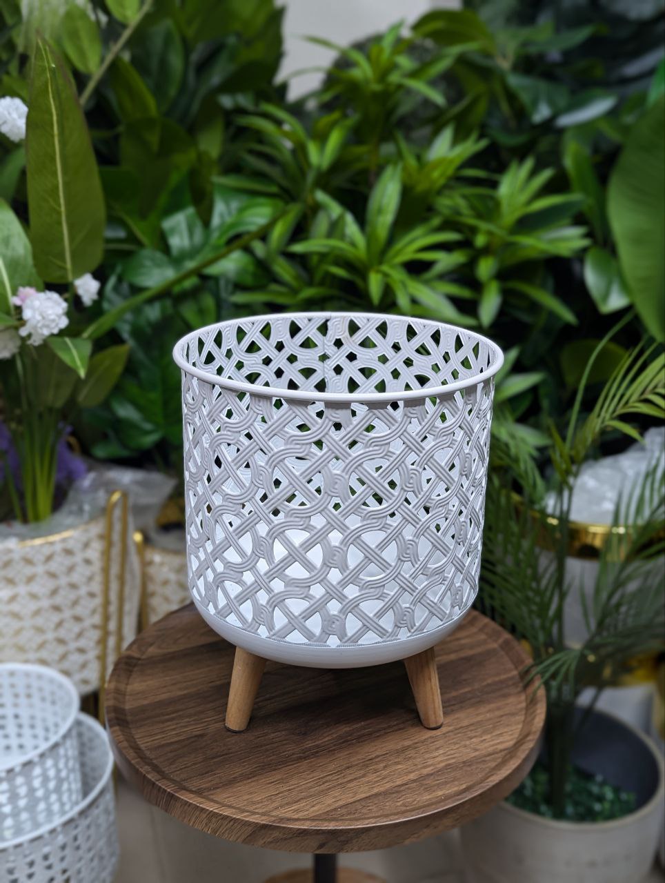 ATH008 - Home Decor Flower Pot Holder – Metal Plant Stand