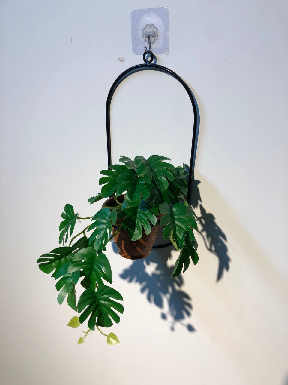 Artificial walk hanging with metal frame