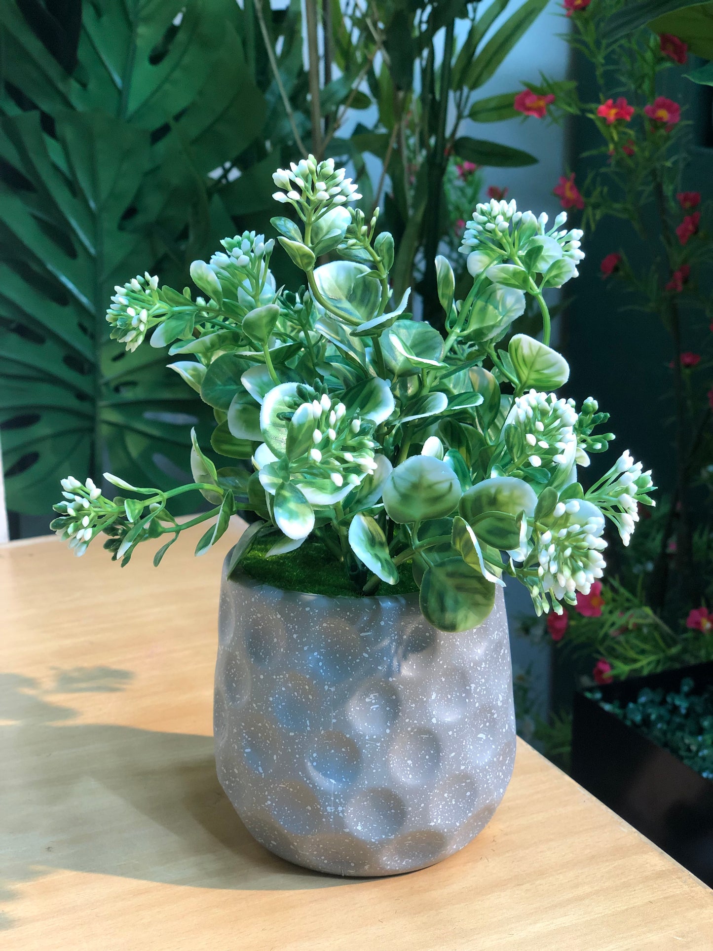 🌿 4 PCS Small Artificial Plants Combo – Only 1050 TK!