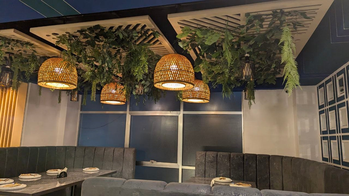 Restaurant Ceiling Greenery
