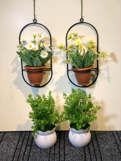 4-Piece Artificial Plant Pot Combo Set | Home & Office Decoration – Ahmad Tree House