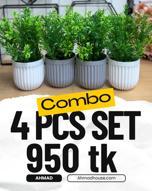 4 Green Plants Combo – 950 TK