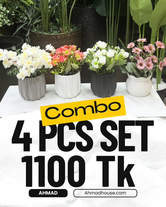 4 Artificial Plants Combo – 1100 TK