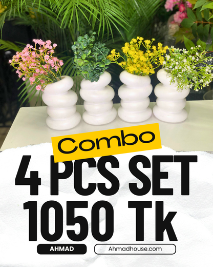 4 Artificial Plants Combo – 1050 TK