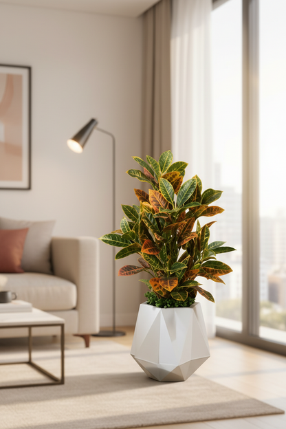 2-Piece Large Artificial Plant Pot Combo Set | Premium Home Decor
