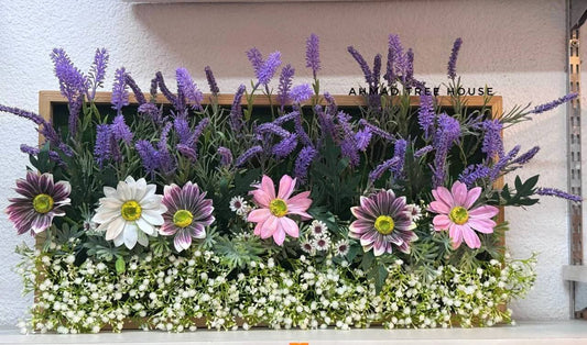 Flower wooden frame 1'/2'