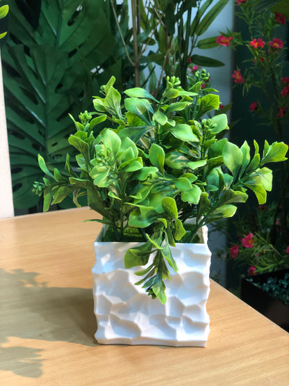 🌿 4 PCS Small Artificial Plants Combo – Only 1050 TK!