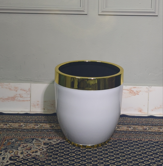 Ath white Golden planter
