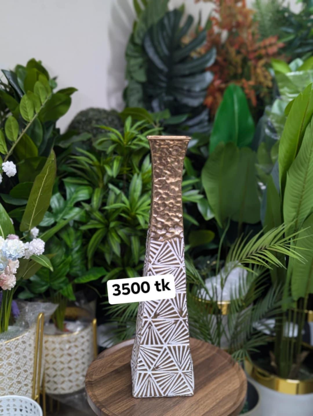 ATH011 - Home Decor Flower Pot Holder – Metal Plant Stand