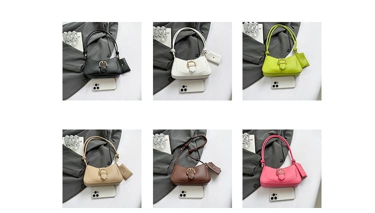 Classic Everyday Shoulder Bag – Adjustable Strap & Minimalist Design