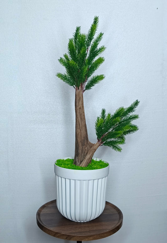 Eden Rise – Premium Faux Plant in White Designer Pot