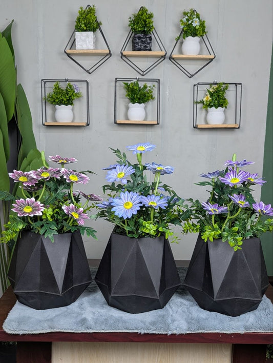 Modern Geometric artificial Daisy Arrangement