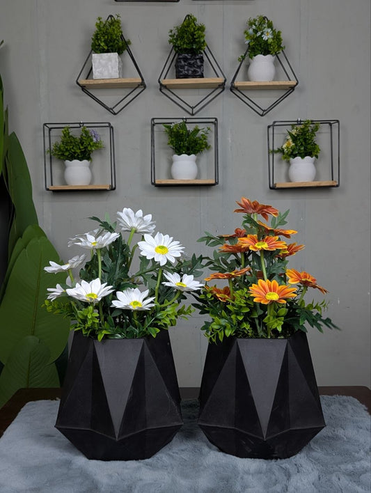 Modern Geometric artificial Daisy Arrangement