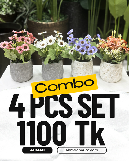 4 Artificial Plants Combo – 1100 TK