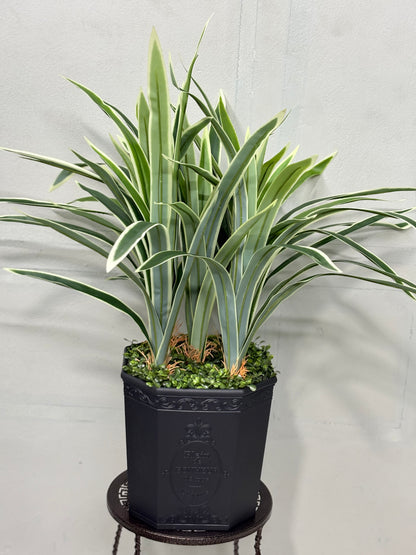 Long Spider Artificial Plant with Premium Planter – Perfect for Home & Office Decoration