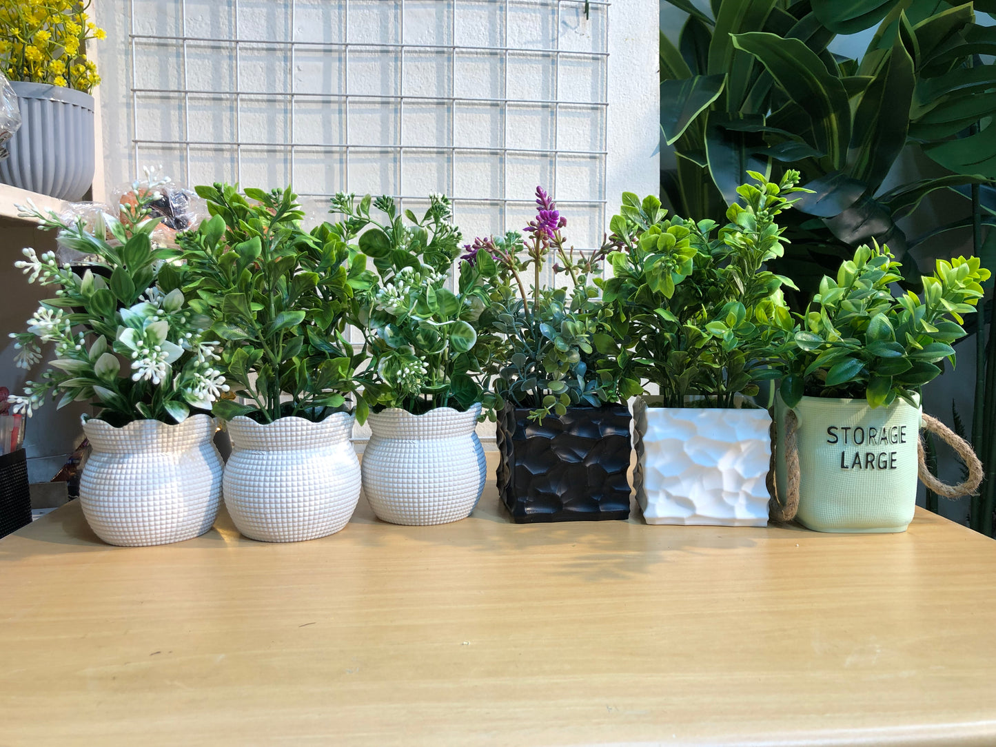 6-Piece Premium Artificial Plant Combo – Super Limited Stock (1200 TK)