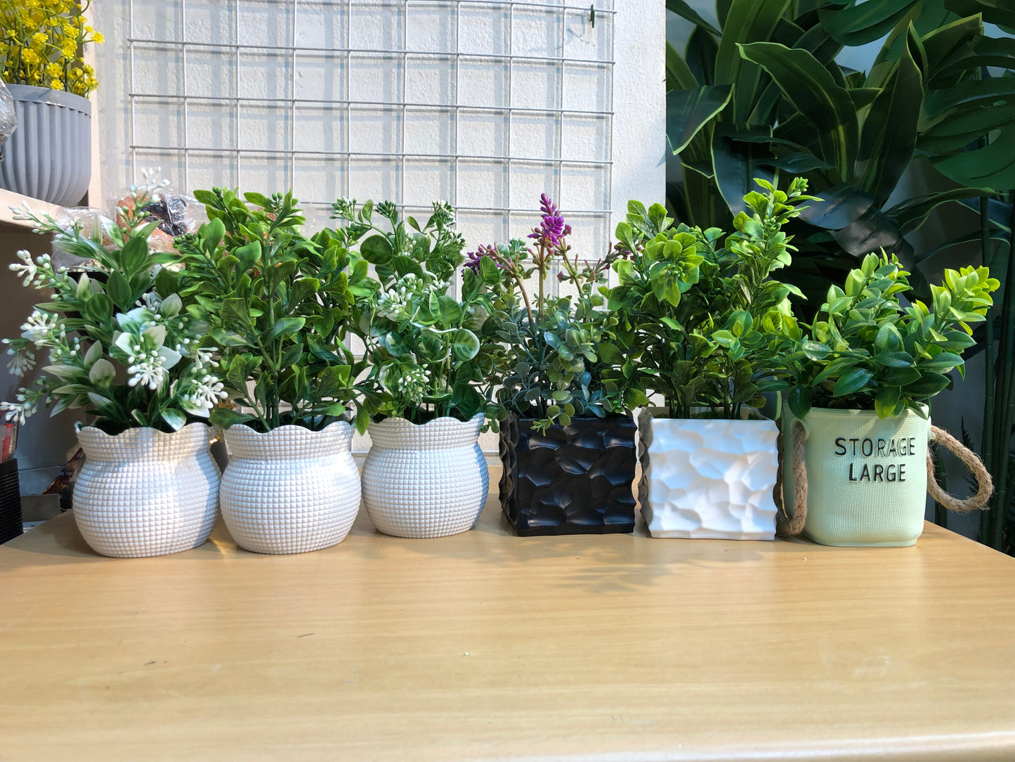 6-Piece Premium Artificial Plant Combo – Super Limited Stock (1200 TK)