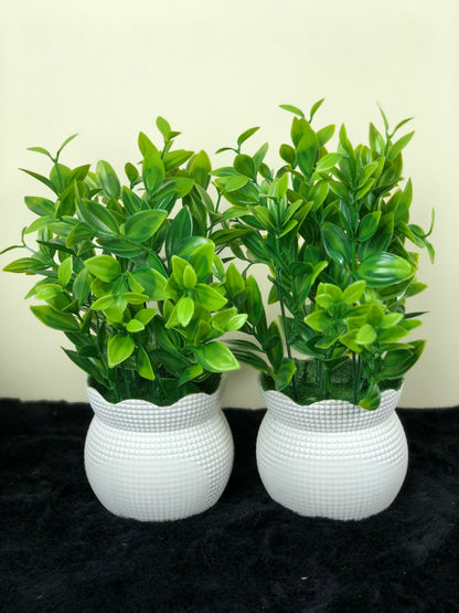 4-Piece Artificial Plant Pot Combo Set | Home & Office Decoration