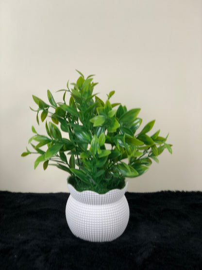 4-Piece Artificial Plant Pot Combo Set | Home & Office Decoration