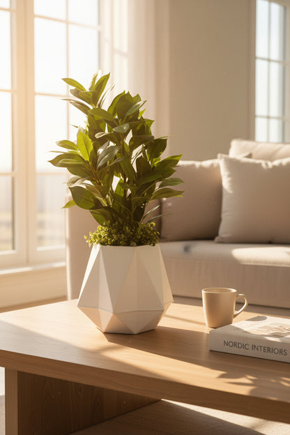 2-Piece Large Artificial Plant Pot Combo Set | Premium Home Decor